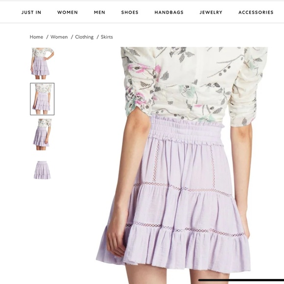 Isabel Marant Etoile Lioline Tiered Skirt - Picture 3 of 5